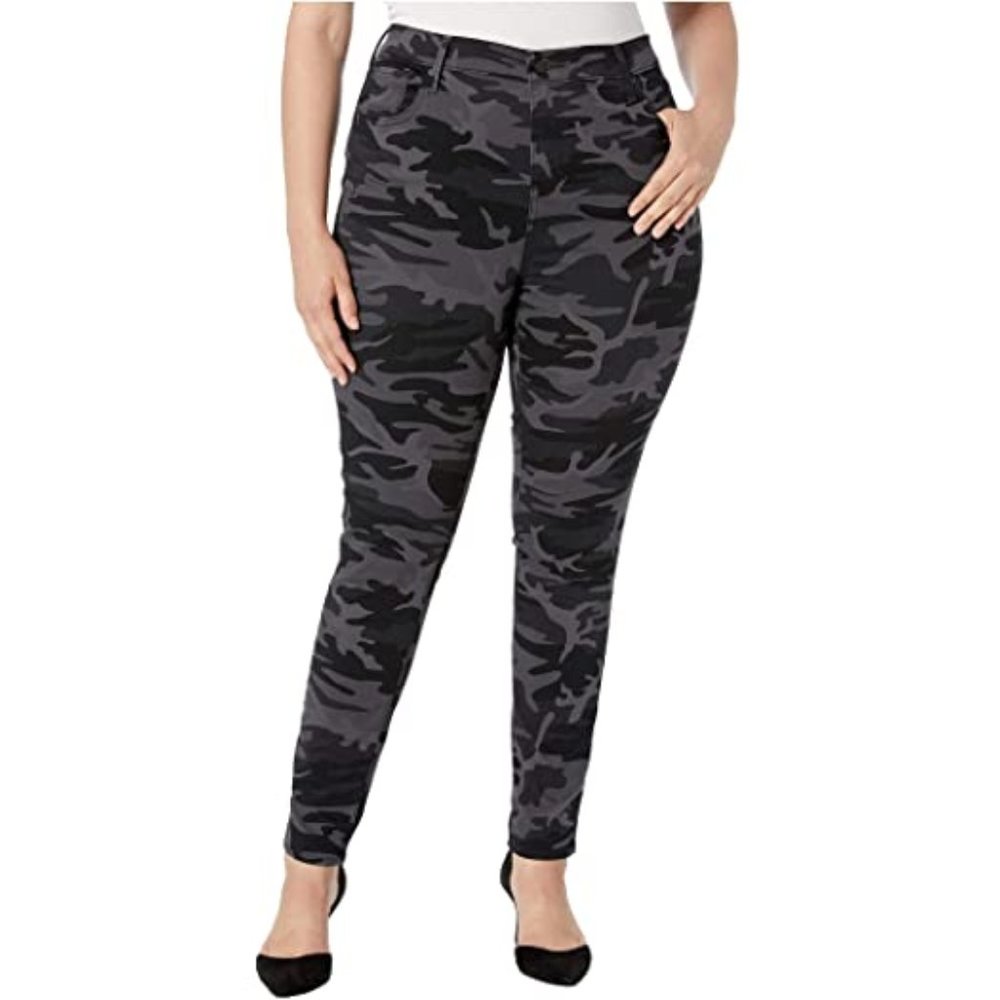 🆕Levi's Plus 721 High-Rise Skinny Black Camo 26W - Picture 13 of 13